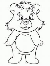 Teddy Bear Colouring Coloring Pages Library Clipart sketch template
