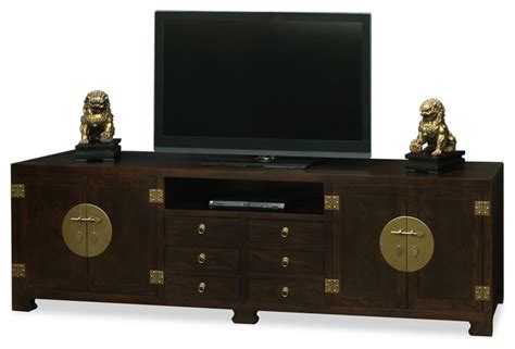 elmwood tang media cabinet espresso asian entertainment centers and tv stands by china