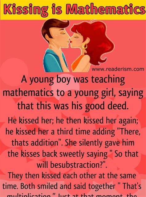 Kissing Is Mathematics Romantic Jokes Funny Relationship Jokes