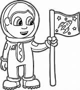 Coloring Pages Astronaut Body Preschool Suit Drawing Parts Preschoolers Getcolorings Getdrawings Printable Colorings Shuttle Space sketch template
