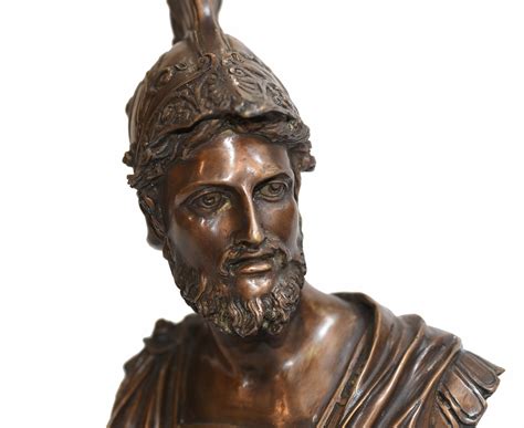 bronze bust ajax  great greek myth hero