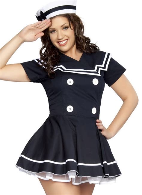 plus size costume sailor costume plus size pin up sailor