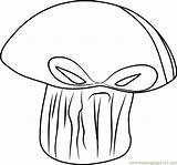 Zombies Doom Shroom Coloringpages101 sketch template