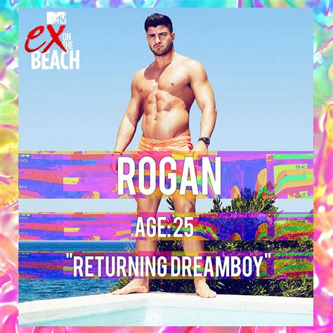 ex on the beach on twitter rogan is back and ready for round 2