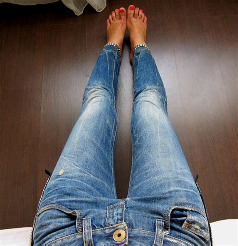 jeans legs pink skinny image 327929 on