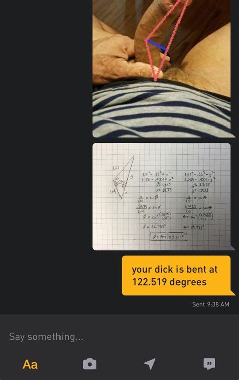 people can t believe this dude graphed out the curve of a random dick