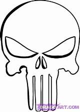 Punisher Skull Stencil Draw Drawing Coloring Drawings Step Logo Bois Dragoart Print Wood Sketch Template Pumpkin Woodworking Carving Projects Cool sketch template