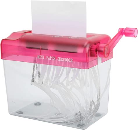 manual shredder hand crank file paper shredder  mini shredder fully