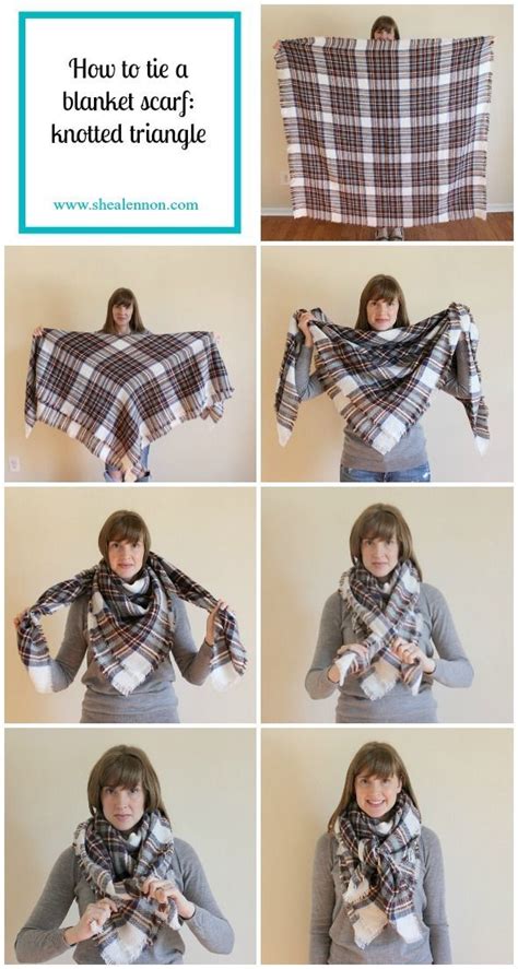 how to tie a blanket scarf 2 ways how to wear a blanket scarf how to wear scarves scarf knots