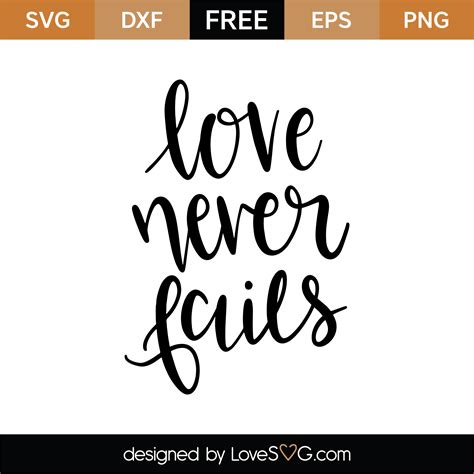 love  fails svg cut file lovesvgcom