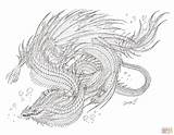 Coloring Dragon Sea Serpent Pages Printable Monster Dragons Fire Snake Supercoloring Colouring Adult Books Skip Main Cute Comments sketch template