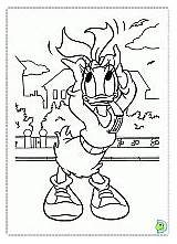 Coloring Dinokids Coloringdisney Daisy Duck sketch template