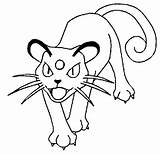 Persian Pokemon Pages Coloring Para Pokémon Color Online Pikachu Go Drawings Sheets Mega Kids Morningkids sketch template