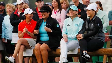 female golf legends kick off final round of women s am at augusta national