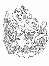 Coloring Pages Disney Kids Printable Mermaid Colouring Janie Childrens Little Print Princess Book Freeprintableonline Girls Fun Characters Ariel Sheets Colors sketch template