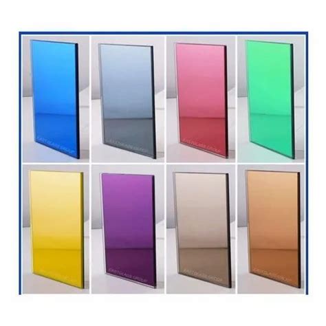 Colored Mirror Glass Size 10x24 Inch At Rs 150 Squarefeet In New