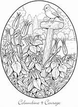 Coloring Pages Haven Creative Dover Flowers Publications Book Books Language Beautiful Flower Adults Welcome Colouring Visit Badge Sheets Spring Doverpublications sketch template