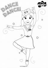 Wiggles Emma Pages Coloring Drawing Color Colouring Birthday Activity Kids Dancer Wiggle Printable Template Print Drawings Templates Getcolorings Paintingvalley sketch template