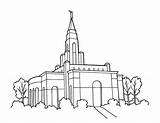 Temple Lds Coloring Pages Temples Primary Line Clipart Color Car Mat Colouring Kids Printable Utah Choose Board Mormon Church Visit sketch template