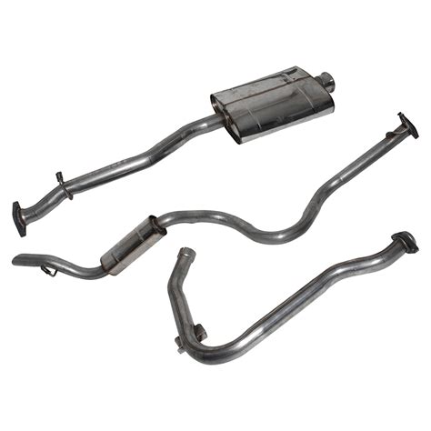 da defender  tdi stainless steel exhaust system front pipecentre boxrear silencer