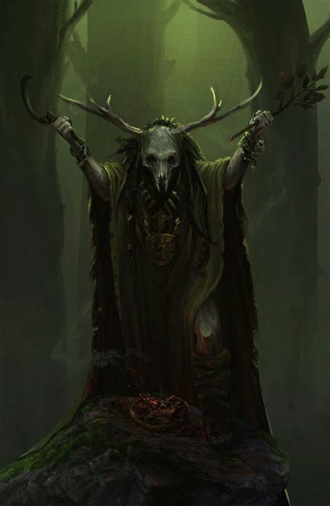druid by roy steur dark fantasy art fantasy art concept art