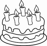Cake Coloring Birthday Pages Candles Colouring Worksheets Cakes Kids Choose Board Kindergarten Happy Worksheet sketch template