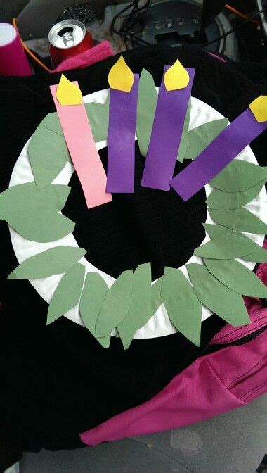 advent wreath papercraft