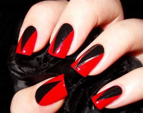 29 Red And Black Nail Art Designs Ideas Design Trends Premium Psd