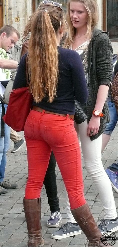 hot teen ass in red pants voyeur videos