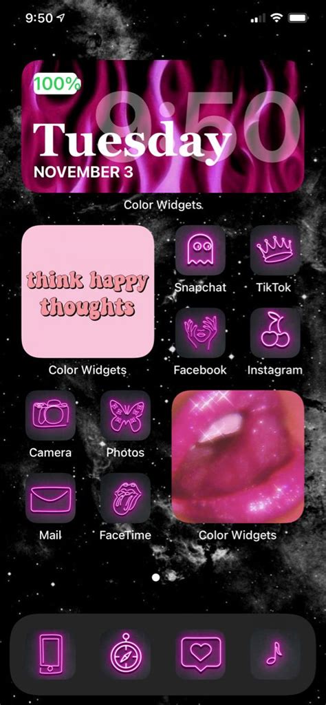 30+ Aesthetic iOS 14.6 Home Screen Theme Ideas | Gridfiti | Wallpaper