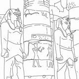Hellokids Printable Sphinx Hatshepsut Luxor sketch template