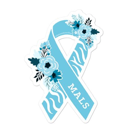 mals awareness stickers median arcuate ligament syndrome etsy