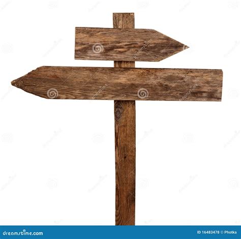 arrows road sign stock photo image  plank isolated