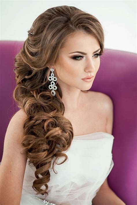 45 most romantic wedding hairstyles for long hair page 8