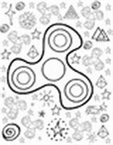 Spinner Fidget Coloring Pages sketch template