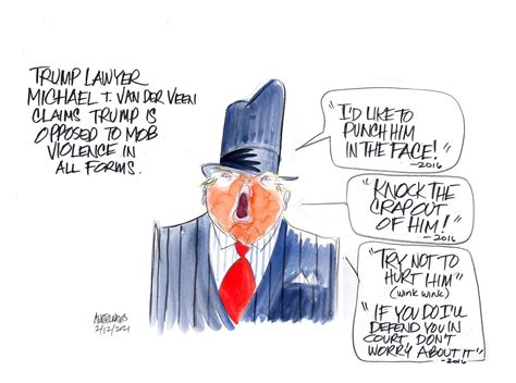 ann telnaes cartoons the second trump impeachment trial the