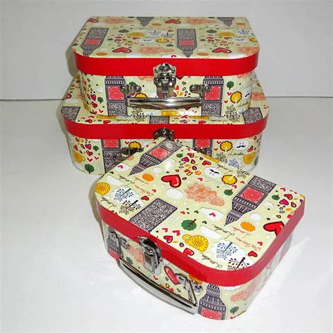 custom mini suitcase gift box children cardboard suitcase buy