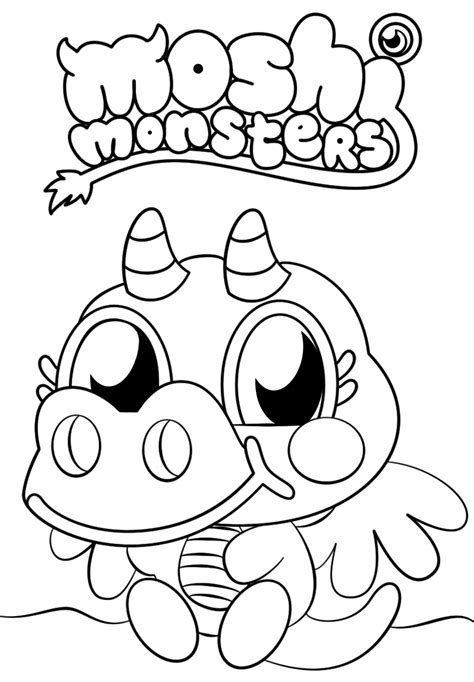 monster coloring pages printable printable templates