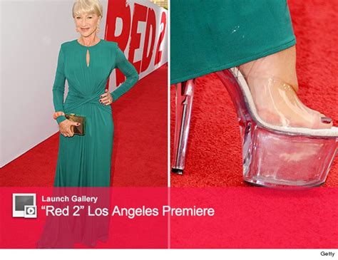 Helen Mirren Rocks Stripper Heels At Red 2 Premiere