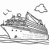 Ship Coloring Pages Cruise Disney Getcolorings Printable sketch template