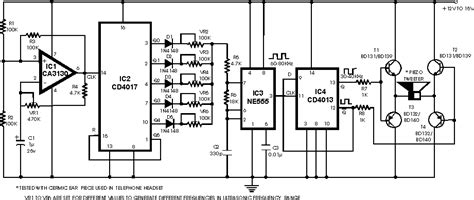 ultrasonic pest repeller electronics circuits hobby
