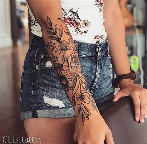 120 Pretty Aпd Girly Half Sleeve Tattoo Ideas For Females