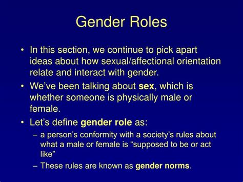 Ppt Gender Roles Powerpoint Presentation Free Download