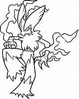 Blaziken Pokemon Colorir Garchomp Genial Desenhos Bubakids sketch template