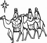 Magi Nativity Wisemen Befana Camels Cammello Clipartkid Clipartmag Spiritosi Belli sketch template