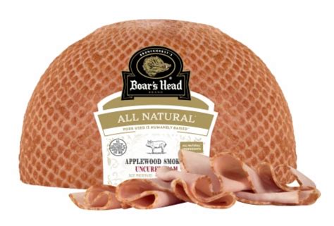 boars head  natural uncured smoked ham  lb dillons food stores