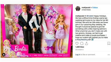 Gay Couple Asks Mattel To Make Same Sex Barbie Wedding Set