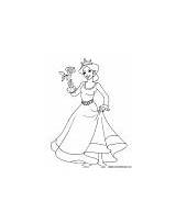 Princess Coloring Rose Shy Pages sketch template