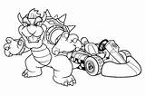 Mario Kart Coloring Pages Kids Car Coloriage Bowser Print Color Printable Imprimer Wii Donkey Kong Drawing Characters Dessin Few Details sketch template