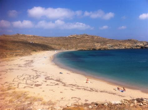secluded fragia beach mykonos mykonos beaches sandy beaches secluded gorgeous water outdoor